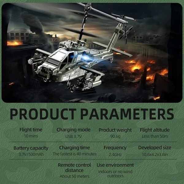 Rc Military Helicopter - Image 3